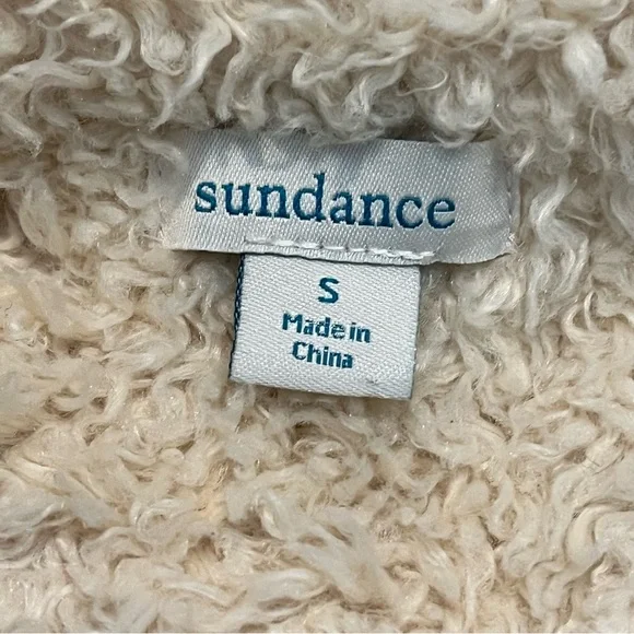 Sundance Corduroy Faux Sherpa Lined Coat Jacket Burnt Orange Rust Womens Size S - Picture 6 of 7